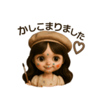 巻き髪ドールフェイスちゃん♡ネイリスト版（個別スタンプ：15）