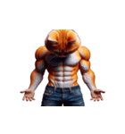 ビッグヘッドキャットは面白いことが大好き（個別スタンプ：3）