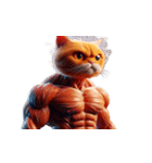 ビッグヘッドキャットは面白いことが大好き（個別スタンプ：4）
