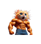 ビッグヘッドキャットは面白いことが大好き（個別スタンプ：6）
