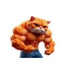 ビッグヘッドキャットは面白いことが大好き（個別スタンプ：7）