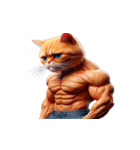 ビッグヘッドキャットは面白いことが大好き（個別スタンプ：9）