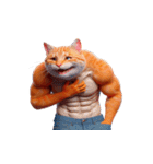 ビッグヘッドキャットは面白いことが大好き（個別スタンプ：12）