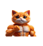 ビッグヘッドキャットは面白いことが大好き（個別スタンプ：15）