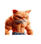 ビッグヘッドキャットは面白いことが大好き（個別スタンプ：21）