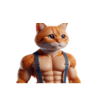 ビッグヘッドキャットは面白いことが大好き（個別スタンプ：23）