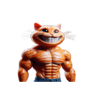 ビッグヘッドキャットは面白いことが大好き（個別スタンプ：25）