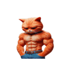 ビッグヘッドキャットは面白いことが大好き（個別スタンプ：26）