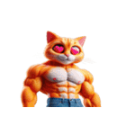 ビッグヘッドキャットは面白いことが大好き（個別スタンプ：27）