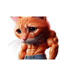 ビッグヘッドキャットは面白いことが大好き（個別スタンプ：28）