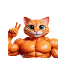 ビッグヘッドキャットは面白いことが大好き（個別スタンプ：30）