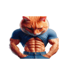ビッグヘッドキャットは面白いことが大好き（個別スタンプ：31）