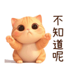ぽっちゃりちび橘猫2（台湾）（個別スタンプ：19）