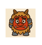3キャラの似たリアクション（個別スタンプ：9）
