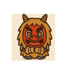 3キャラの似たリアクション（個別スタンプ：11）