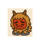 3キャラの似たリアクション（個別スタンプ：14）