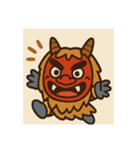 3キャラの似たリアクション（個別スタンプ：16）