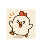 3キャラの似たリアクション（個別スタンプ：24）