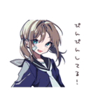 元気アピール体調わる女子（個別スタンプ：25）