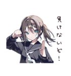 元気アピール体調わる女子（個別スタンプ：28）