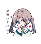 元気アピール体調わる女子（個別スタンプ：36）