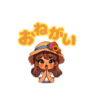 サマーガールたちの夏休み（個別スタンプ：9）