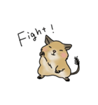 可愛いデグーの1日part2（サンドデグー）（個別スタンプ：3）