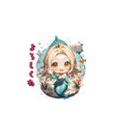 うたうよ♪セイレーンちゃん（個別スタンプ：1）