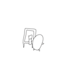 きりたんぽうごうごスタンプ3（個別スタンプ：4）