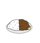動くカレーになりたい白タイツ族（個別スタンプ：9）