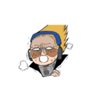 相澤先生とマイクの動くスタンプ（個別スタンプ：13）