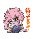 個性『デフォルメ』に合った1-A組たち（個別スタンプ：16）