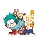 個性『デフォルメ』に合った1-A組たち（個別スタンプ：37）