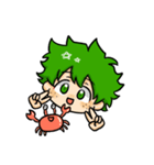デクとそこらへんのかに（個別スタンプ：5）