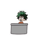ヒロアカ  ゆる〜く動くスタンプ（個別スタンプ：9）