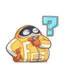 ファットガムとインターン！なスタンプ（個別スタンプ：1）