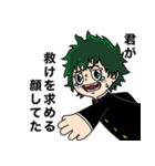 僕のヒーローアカデミア シーズン1①（個別スタンプ：3）