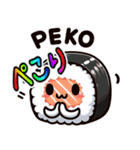 ころころ 寿司 日和 かわいい ギャグ(小)（個別スタンプ：1）