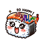 ころころ 寿司 日和 かわいい ギャグ(小)（個別スタンプ：7）