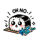 ころころ 寿司 日和 かわいい ギャグ(小)（個別スタンプ：13）