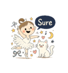 ゆるバレリーナとねこの毎日スタンプ⑦（個別スタンプ：11）