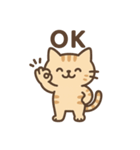 表情ゆたか♪やさしいねこスタンプ（個別スタンプ：1）