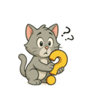 かわいい 子猫ちゃん ねこ（個別スタンプ：4）