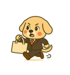 仕事に全力！犬のサラリーマン（個別スタンプ：11）