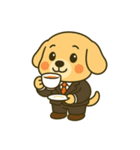 仕事に全力！犬のサラリーマン（個別スタンプ：19）