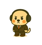 仕事に全力！犬のサラリーマン（個別スタンプ：21）