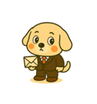 仕事に全力！犬のサラリーマン（個別スタンプ：27）