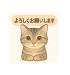 やさしめ猫スタンプ（個別スタンプ：4）