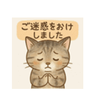やさしめ猫スタンプ（個別スタンプ：16）