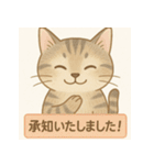 やさしめ猫スタンプ（個別スタンプ：33）